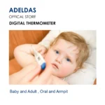 Medical Thermometer Adult and Child oral and armpit digital LCD display with battery (Included) - Image 2