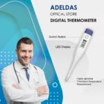 Medical Thermometer Adult and Child oral and armpit digital LCD display with battery (Included) - Image 3