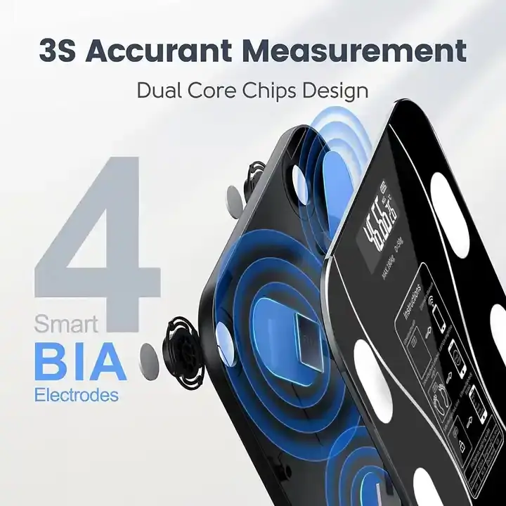 Digital Weighing Scale Household weighing machine smart body fat weighing scale with Bluetooth 05