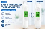 Digital Infrared Ear & Forehead Thermometer for Adults and Babies - Image 2